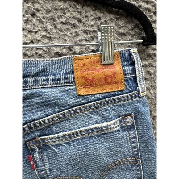 Levi's White Oak Cone Denim Selvedge Button Fly Jeans Blue Women's Size 30 - Picture 4 of 16